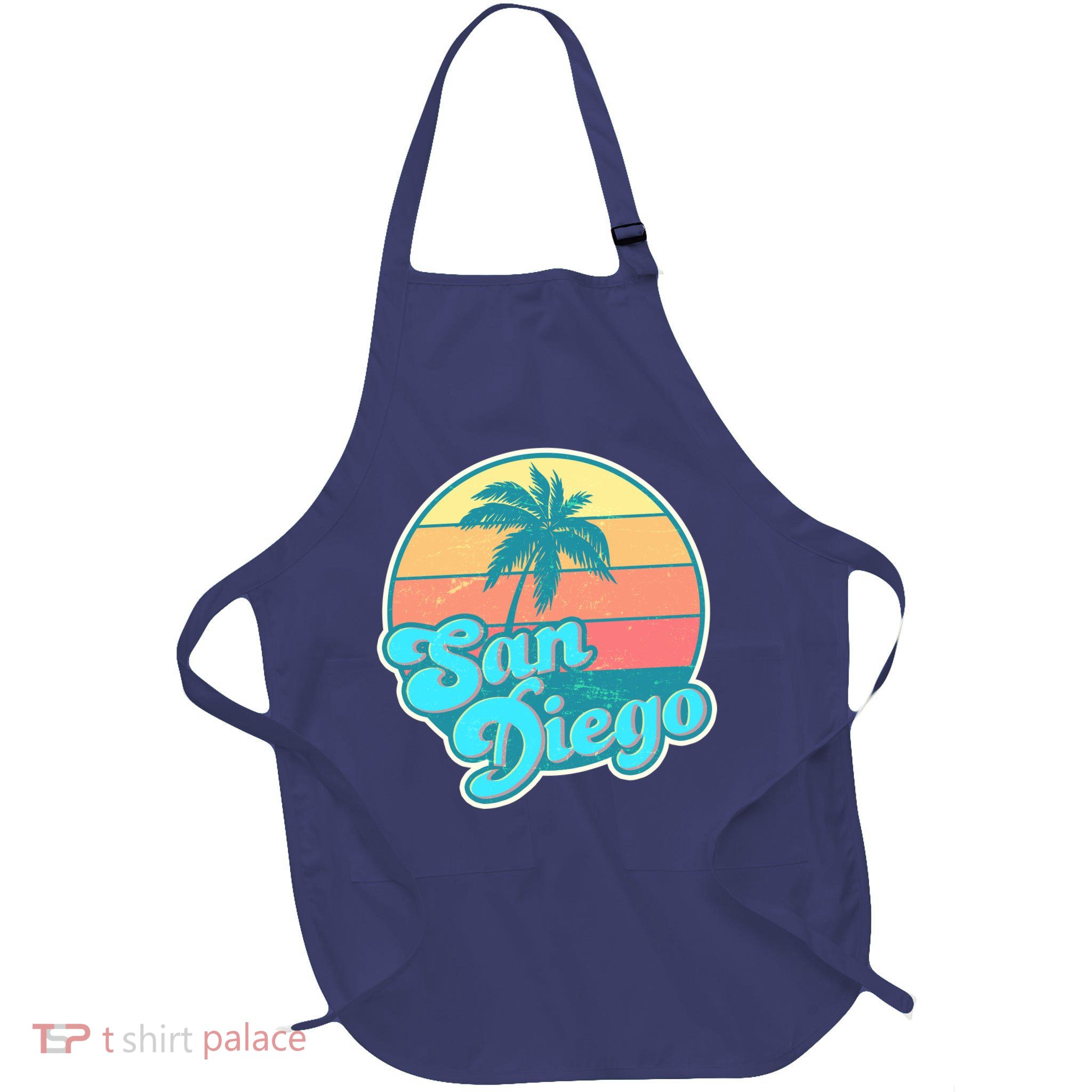 Vintage San Diego Sunset Apron