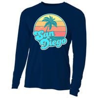 Vintage San Diego Sunset Cooling Performance Long Sleeve Crew