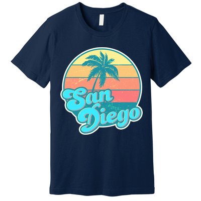 Vintage San Diego Sunset Premium T-Shirt