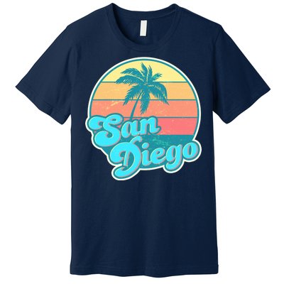 Vintage San Diego Sunset Premium T-Shirt