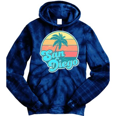 Vintage San Diego Sunset Tie Dye Hoodie