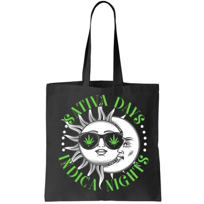 Vintage Sativa Days Indica Nights Sun And Moon Bag