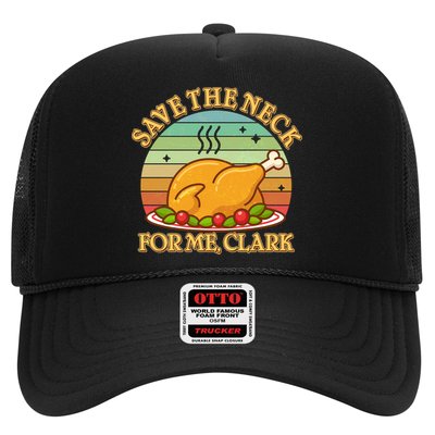 Vintage Save the Neck For Me Clark Christmas Trucker Hat