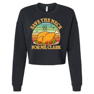 Vintage Save the Neck For Me Clark Christmas Cropped Pullover Crew