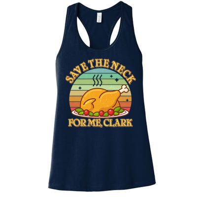 Vintage Save the Neck For Me Clark Christmas Women's Racerback Tank