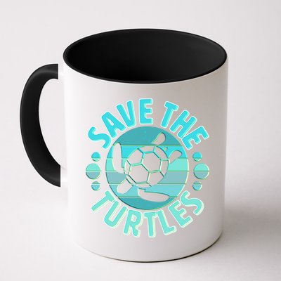 Vintage Save The Turtles Mug