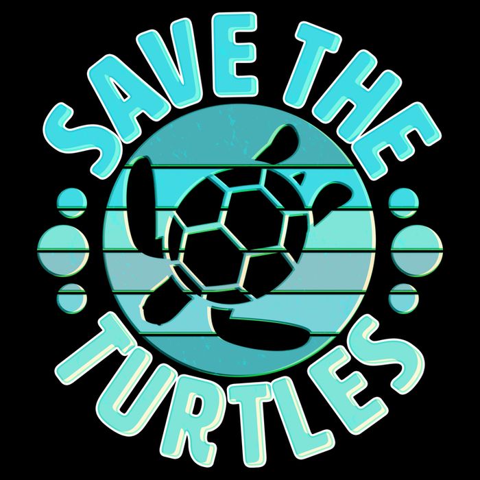Vintage Save The Turtles Mug