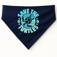 Vintage Save The Turtles USA-Made Doggie Bandana