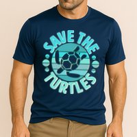 Vintage Save The Turtles Performance Shirt