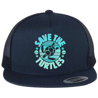 Vintage Save The Turtles Flatbill Hat