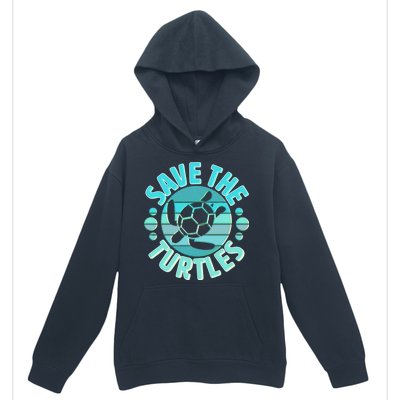 Vintage Save The Turtles Urban Pullover Hoodie