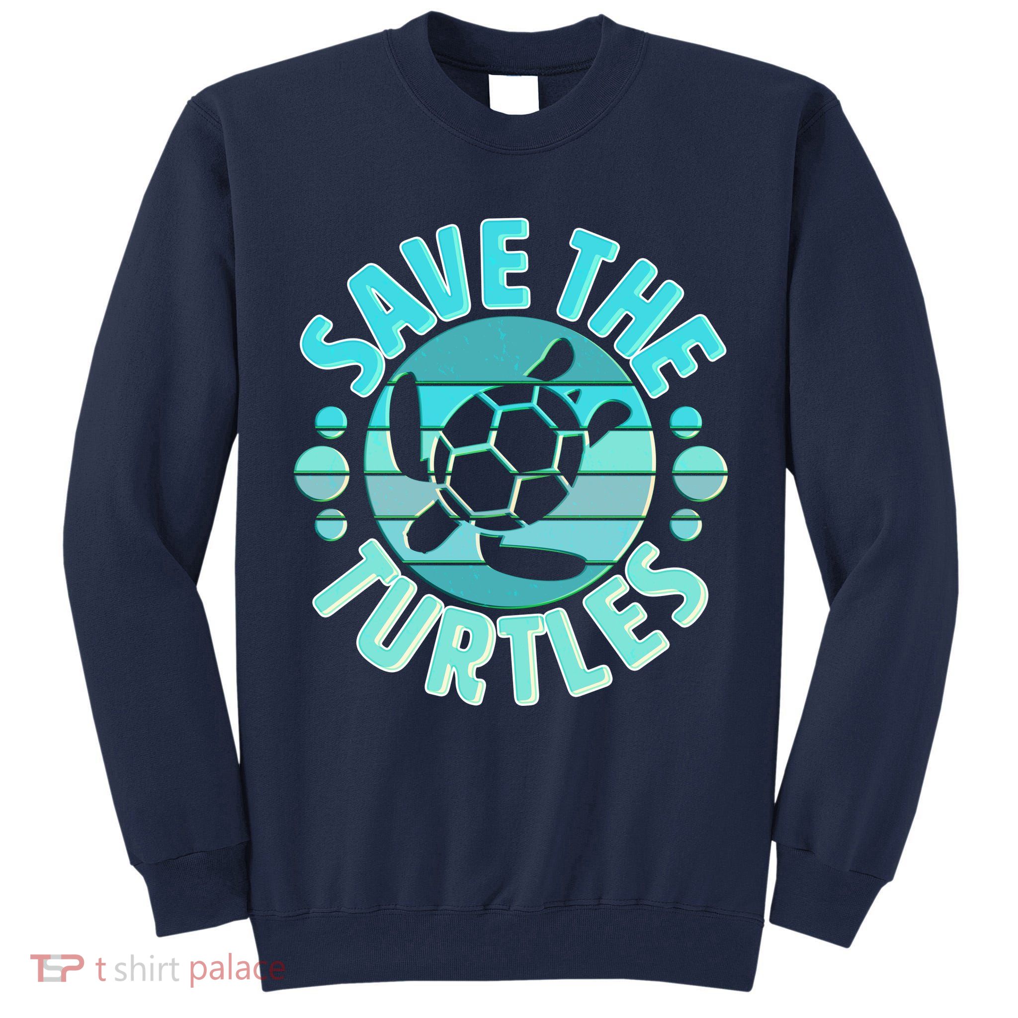 Vintage Save The Turtles Tall Sweatshirt