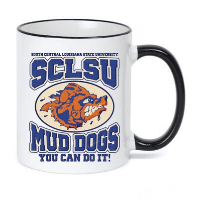 Vintage SCLSU Mud Dogs Classic Football 11oz Black Color Changing Mug