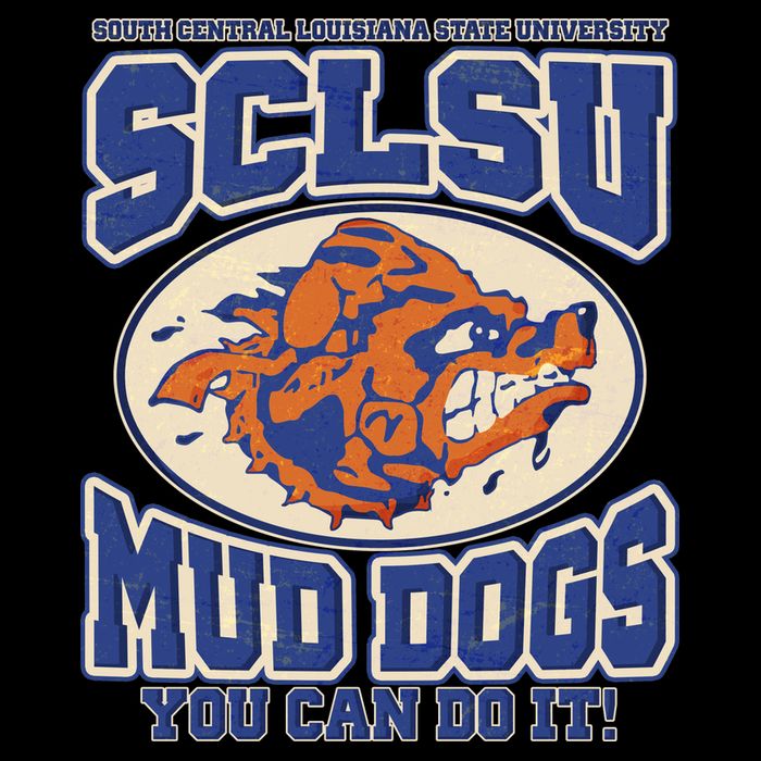 Vintage SCLSU Mud Dogs Classic Football Apron