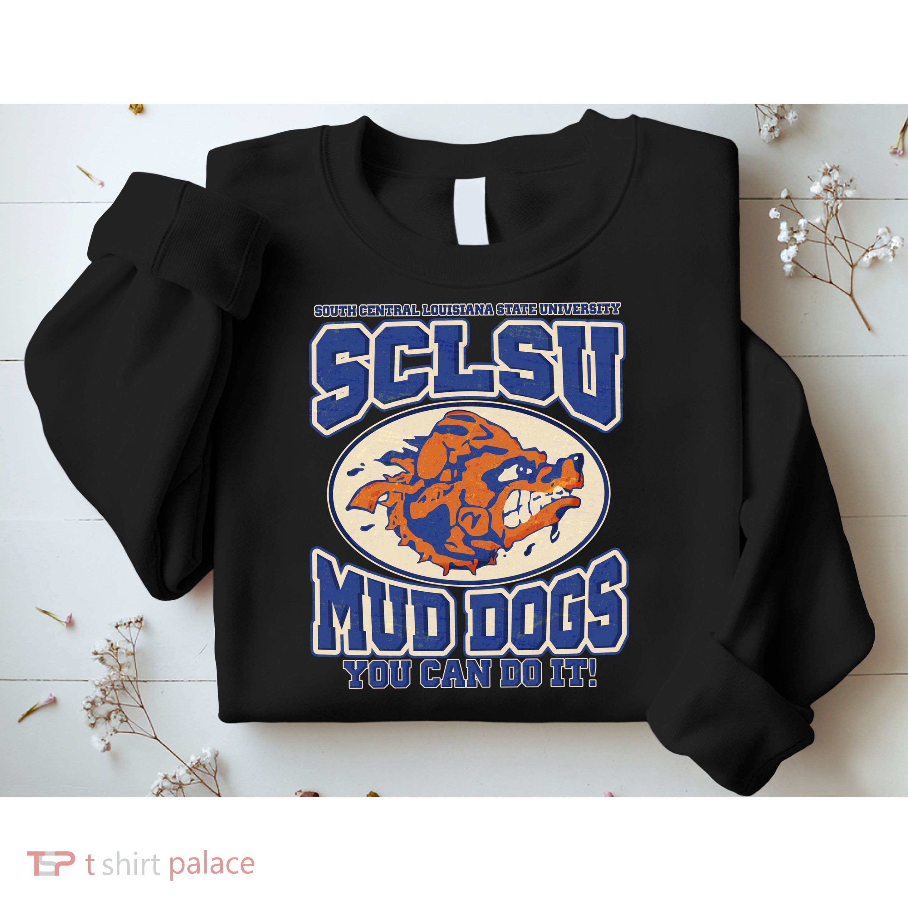 Vintage SCLSU Mud Dogs Classic Football Sweatshirt