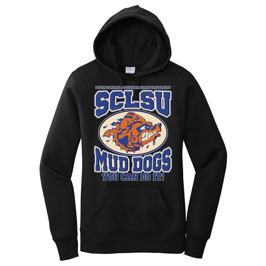 Vintage SCLSU Mud Dogs Classic Football Women's Pullover Hoodie