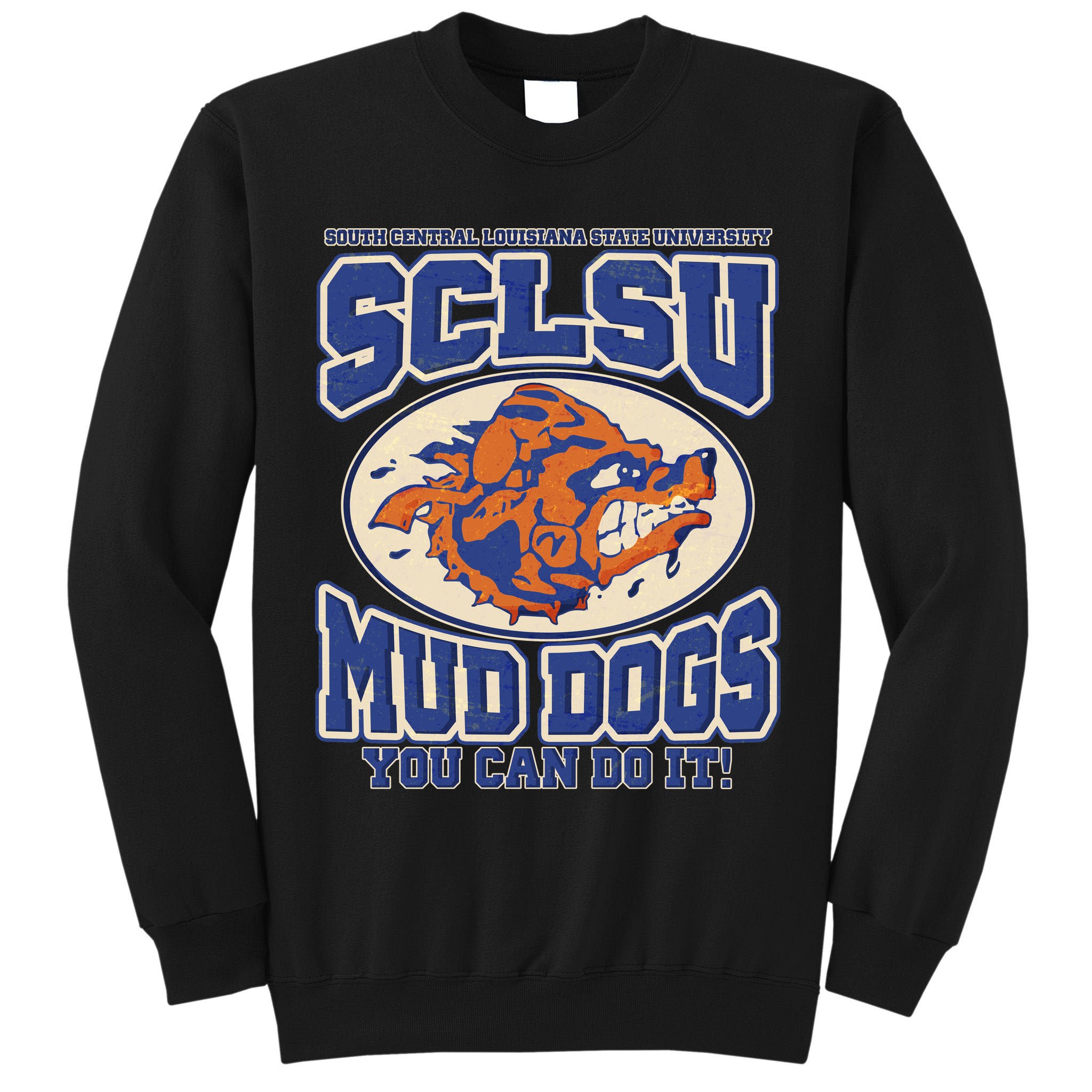 Vintage SCLSU Mud Dogs Classic Football Tall Sweatshirt