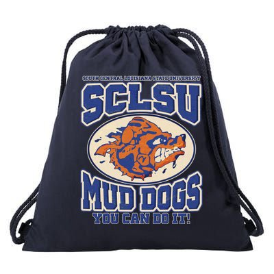 Vintage SCLSU Mud Dogs Classic Football Drawstring Bag