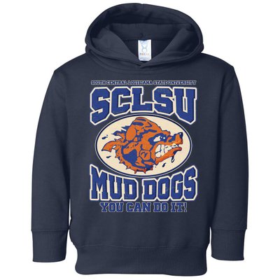 Vintage SCLSU Mud Dogs Classic Football Toddler Hoodie