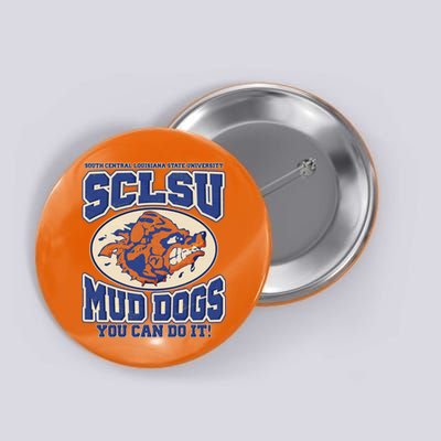 Vintage SCLSU Mud Dogs Classic Football Button