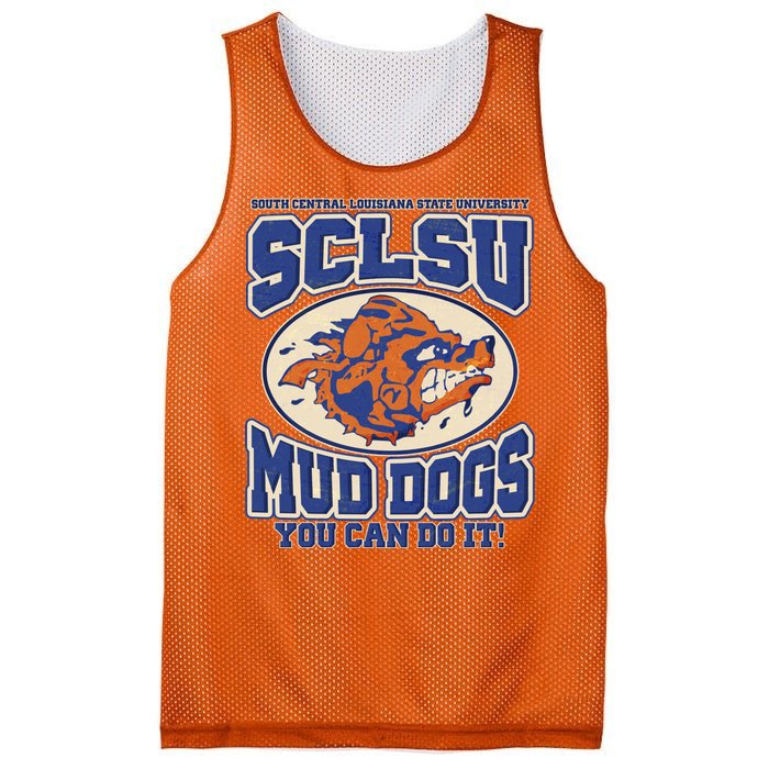 Vintage SCLSU Mud Dogs Classic Football Mesh Reversible Basketball Jersey Tank