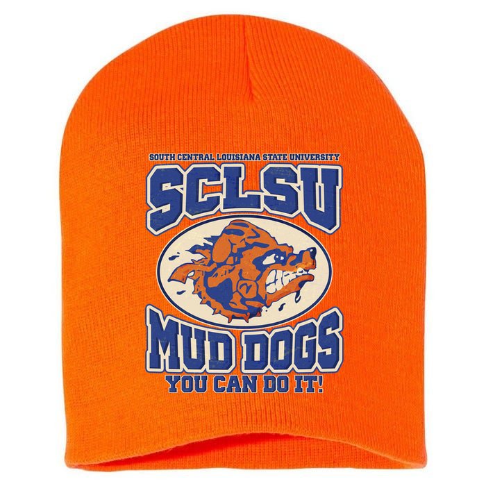Vintage SCLSU Mud Dogs Classic Football Short Acrylic Beanie