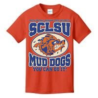 Vintage SCLSU Mud Dogs Classic Football Kids T-Shirt