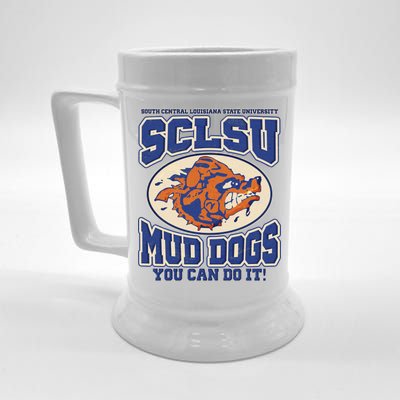 Vintage SCLSU Mud Dogs Classic Football Beer Stein