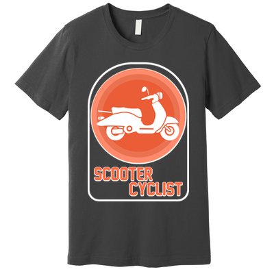 Vintage Scooter Cyclist Premium T-Shirt
