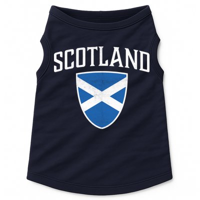 Vintage Scotland Flag Crest Shield Doggie Tank