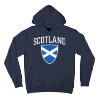 Vintage Scotland Flag Crest Shield Hoodie