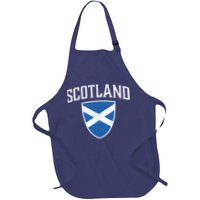 Vintage Scotland Flag Crest Shield Apron