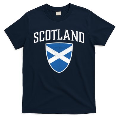 Vintage Scotland Flag Crest Shield T-Shirt
