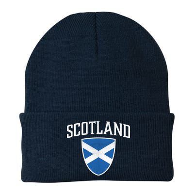 Vintage Scotland Flag Crest Shield Beanie