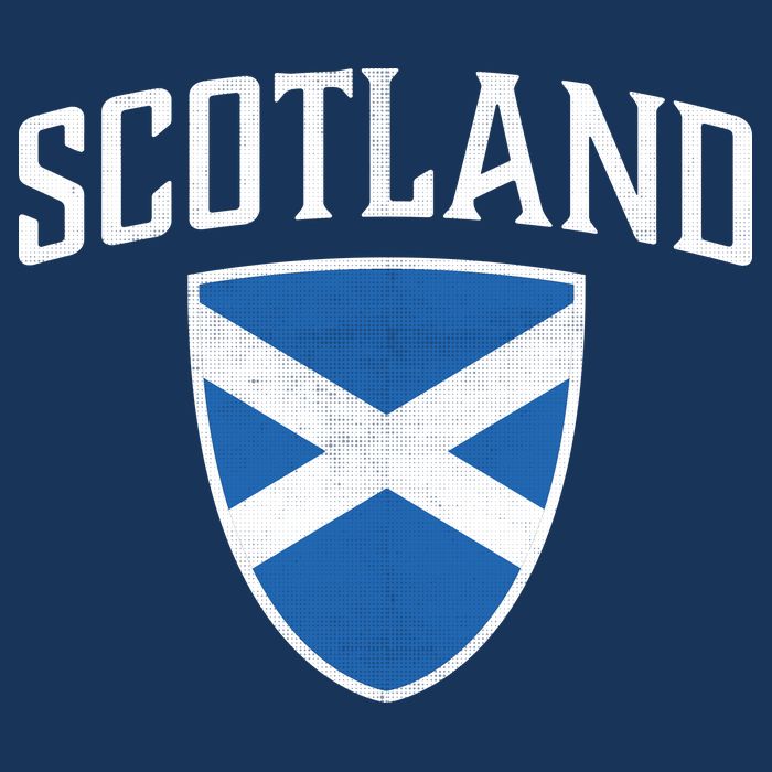 Vintage Scotland Flag Crest Shield Baby Bodysuit