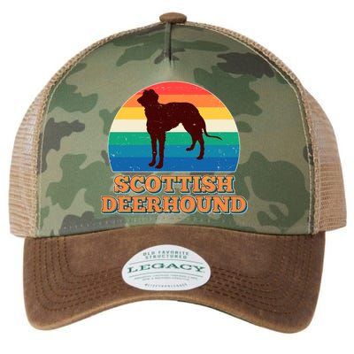 Vintage Scottish Deerhound Legacy Tie Dye Trucker Hat