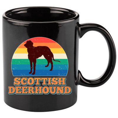 Vintage Scottish Deerhound 11oz C Handle Ceramic Mug