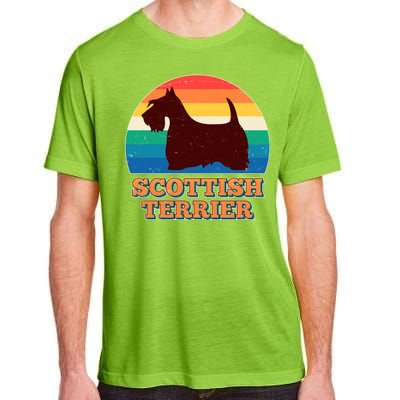 Vintage Scottish Terrier  Adult ChromaSoft Performance T-Shirt