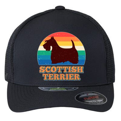 Vintage Scottish Terrier  Flexfit Unipanel Trucker Cap