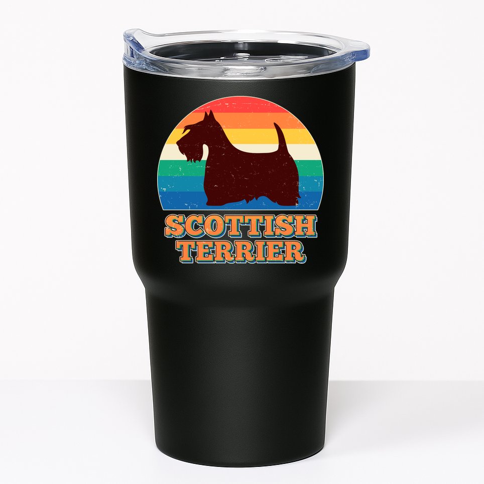 Vintage Scottish Terrier  Tumbler