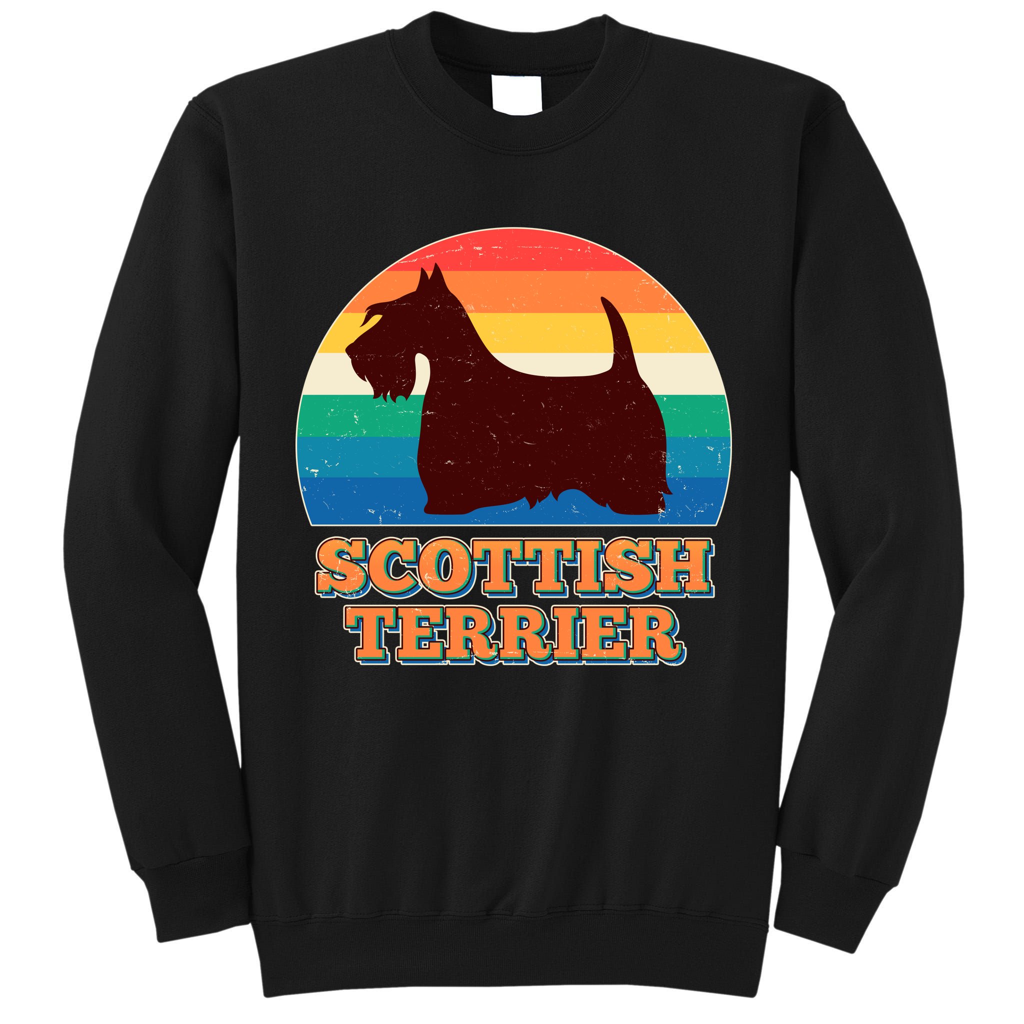 Vintage Scottish Terrier  Tall Sweatshirt