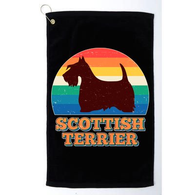 Vintage Scottish Terrier  Golf Towel