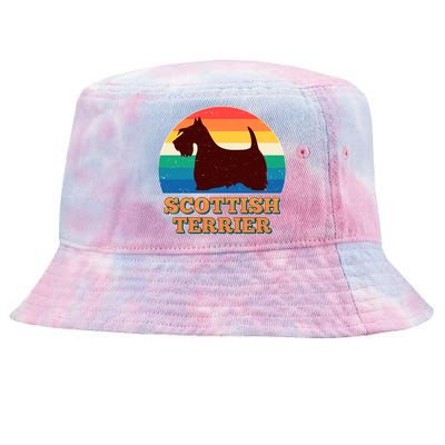 Vintage Scottish Terrier  Tie-Dyed Bucket Hat