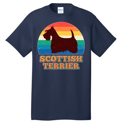 Vintage Scottish Terrier  Tall T-Shirt