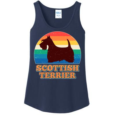 Vintage Scottish Terrier  Ladies Essential Tank