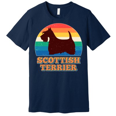 Vintage Scottish Terrier  Premium T-Shirt