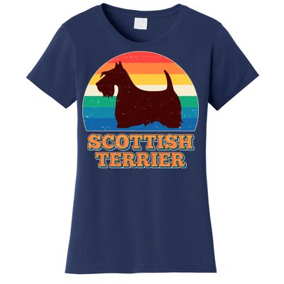 Vintage Scottish Terrier  Women's T-Shirt