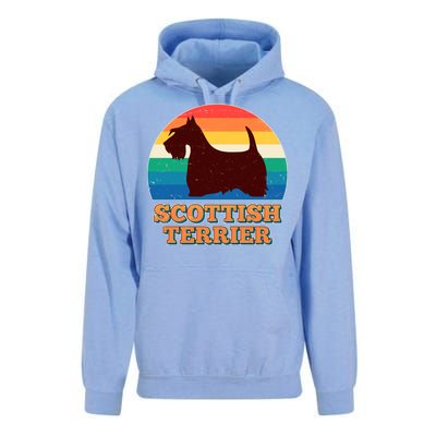 Vintage Scottish Terrier  Unisex Surf Hoodie