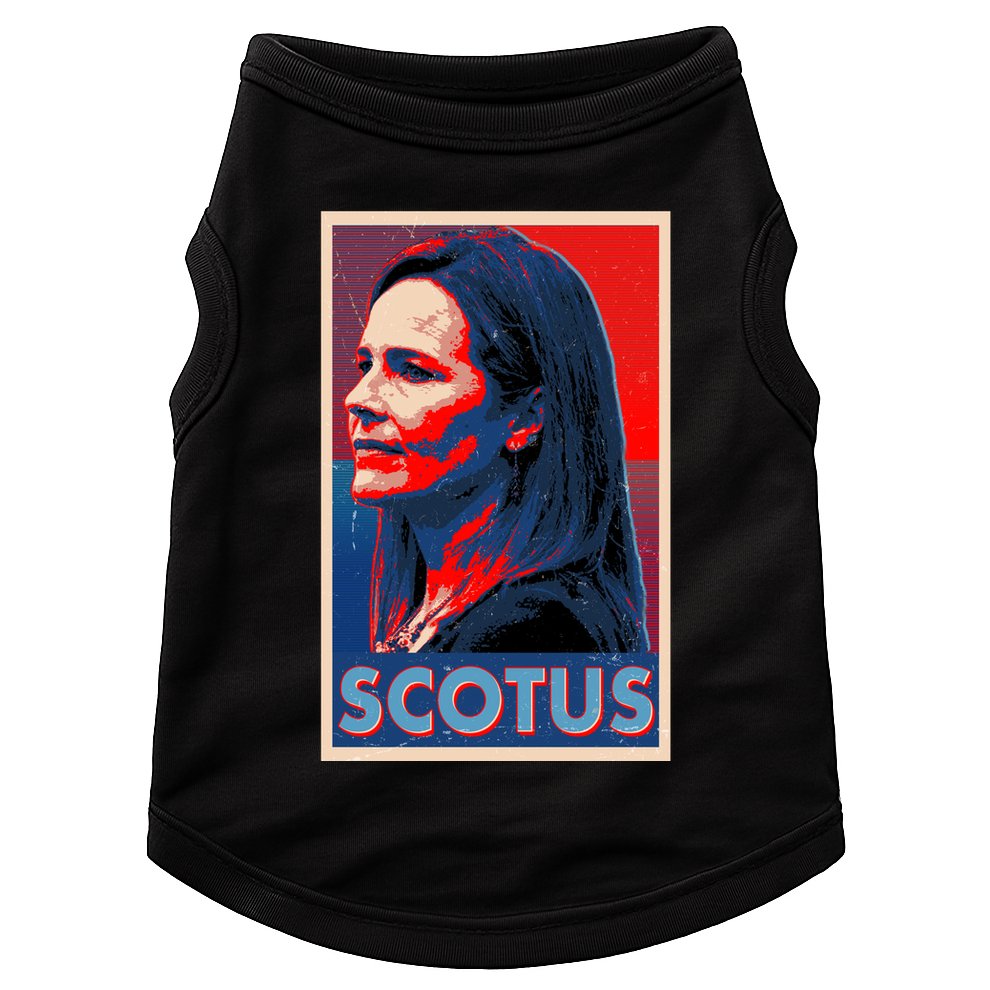 Vintage SCOTUS Amy Coney Barrett Poster Doggie Tank