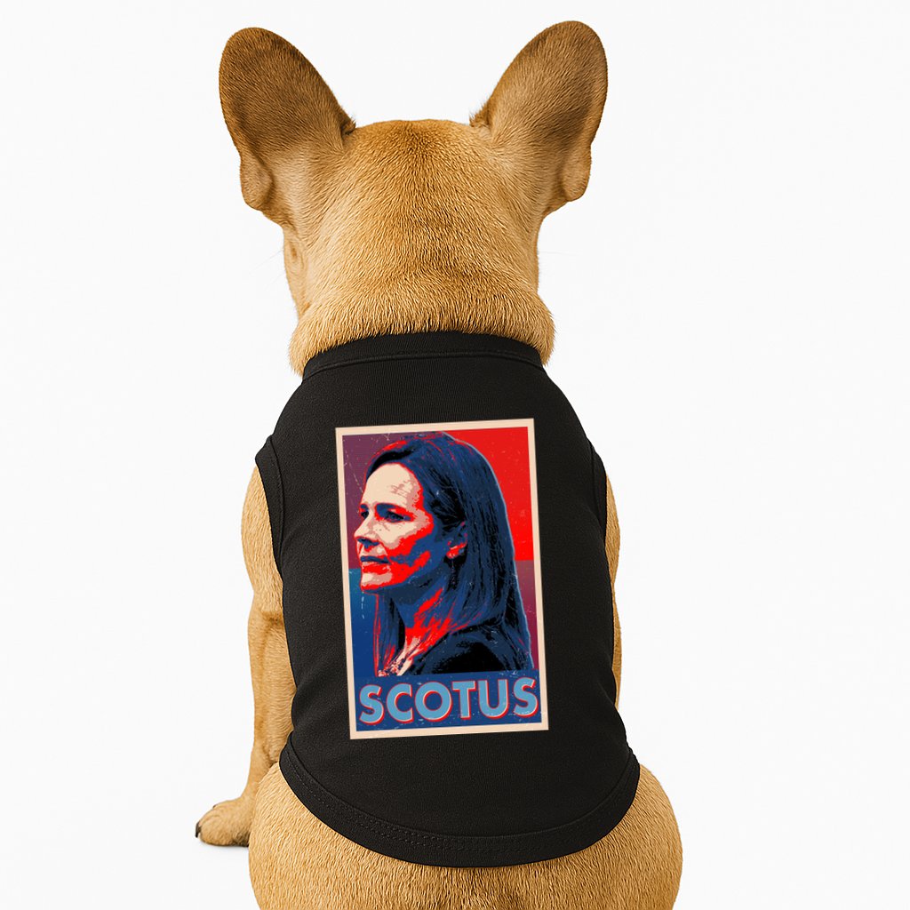 Vintage SCOTUS Amy Coney Barrett Poster Doggie Tank